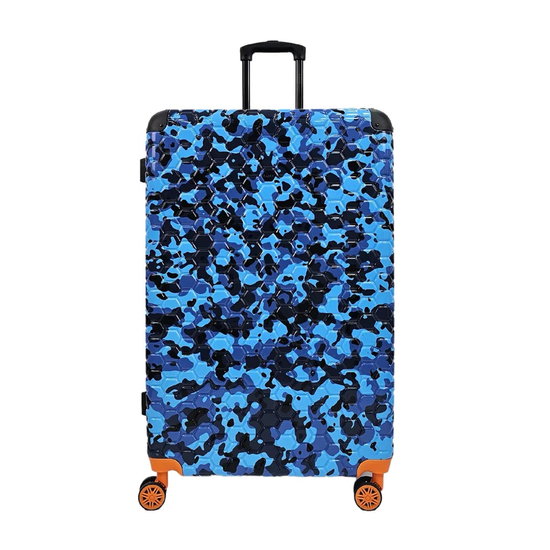 Camo Print Hard Case Shell Suitcase