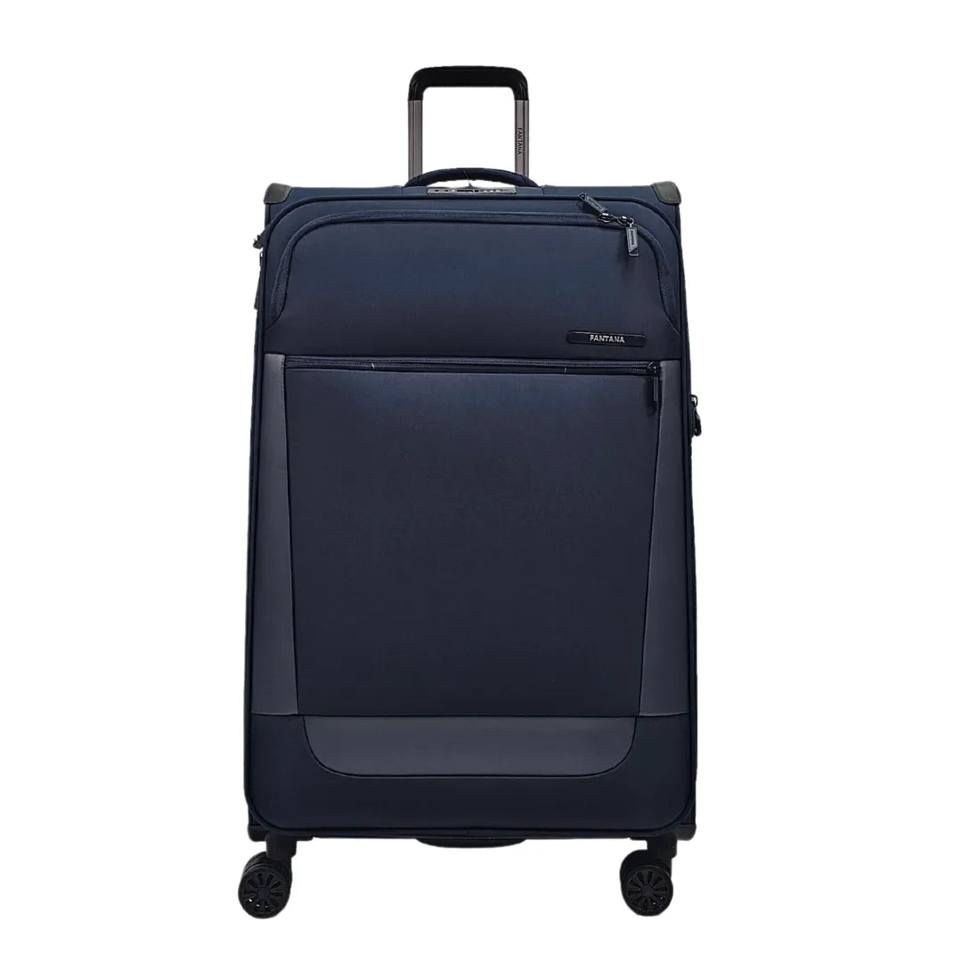 Soft Case Zipped Compartments Suitcase