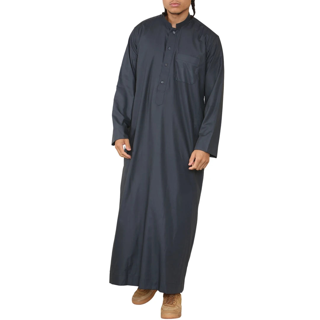 104_thobe_Charcoal_L - 56, 104_thobe_Charcoal_M - 54, 104_thobe_Charcoal_S - 52, 104_thobe_Charcoal_XL - 58, 104_thobe_Charcoal_XXL - 60