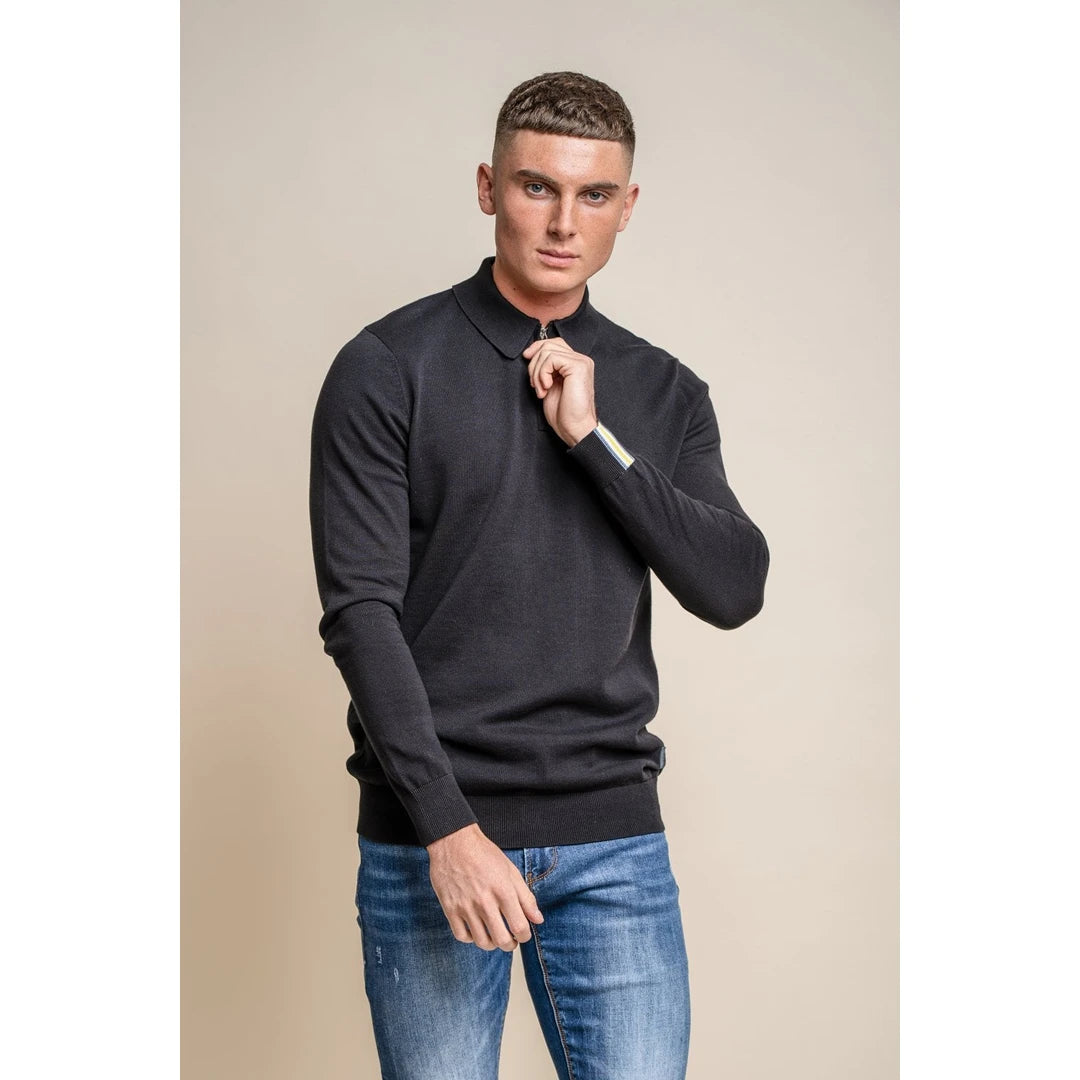 falcao_jumper_Black_L, falcao_jumper_Black_M, falcao_jumper_Black_S, falcao_jumper_Black_XL, falcao_jumper_Black_XXL