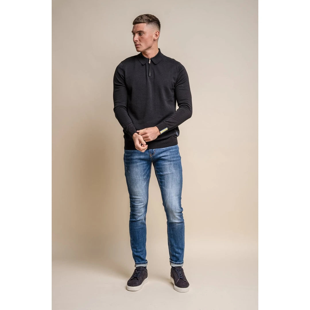 falcao_jumper_Black_L, falcao_jumper_Black_M, falcao_jumper_Black_S, falcao_jumper_Black_XL, falcao_jumper_Black_XXL