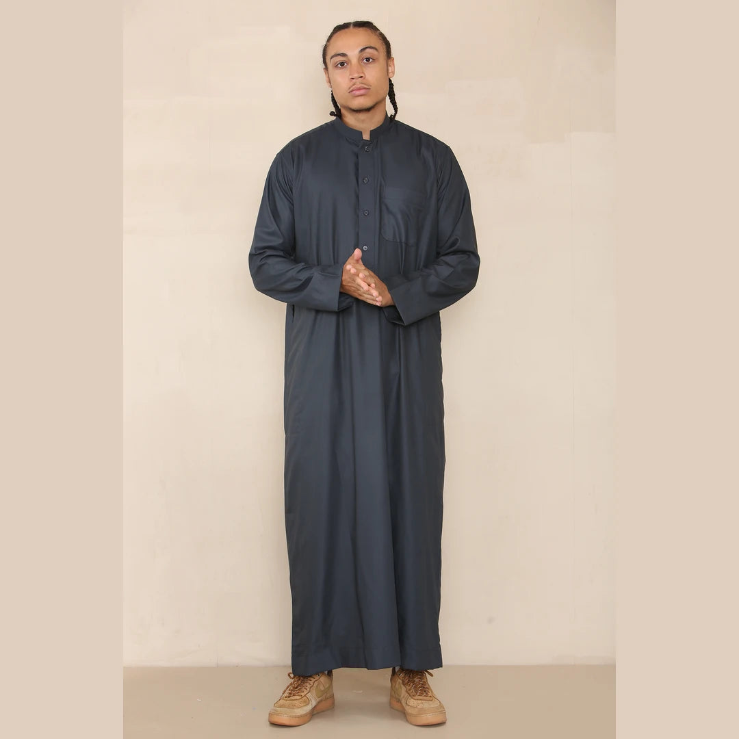 104_thobe_Charcoal_L - 56, 104_thobe_Charcoal_M - 54, 104_thobe_Charcoal_S - 52, 104_thobe_Charcoal_XL - 58, 104_thobe_Charcoal_XXL - 60