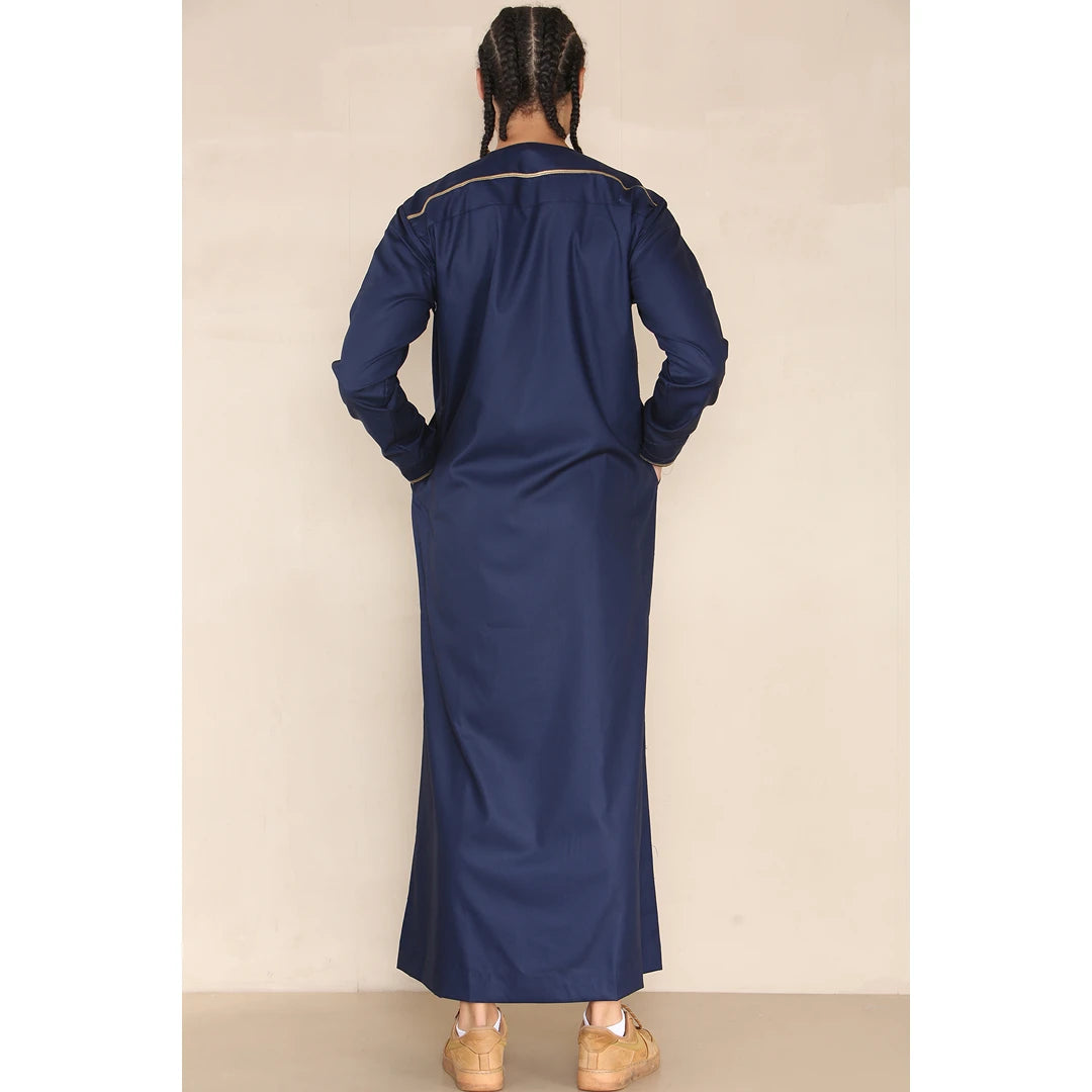 110_thobe_Navy_L - 56, 110_thobe_Navy_M - 54, 110_thobe_Navy_S - 52, 110_thobe_Navy_XL - 58, 110_thobe_Navy_XXL - 60