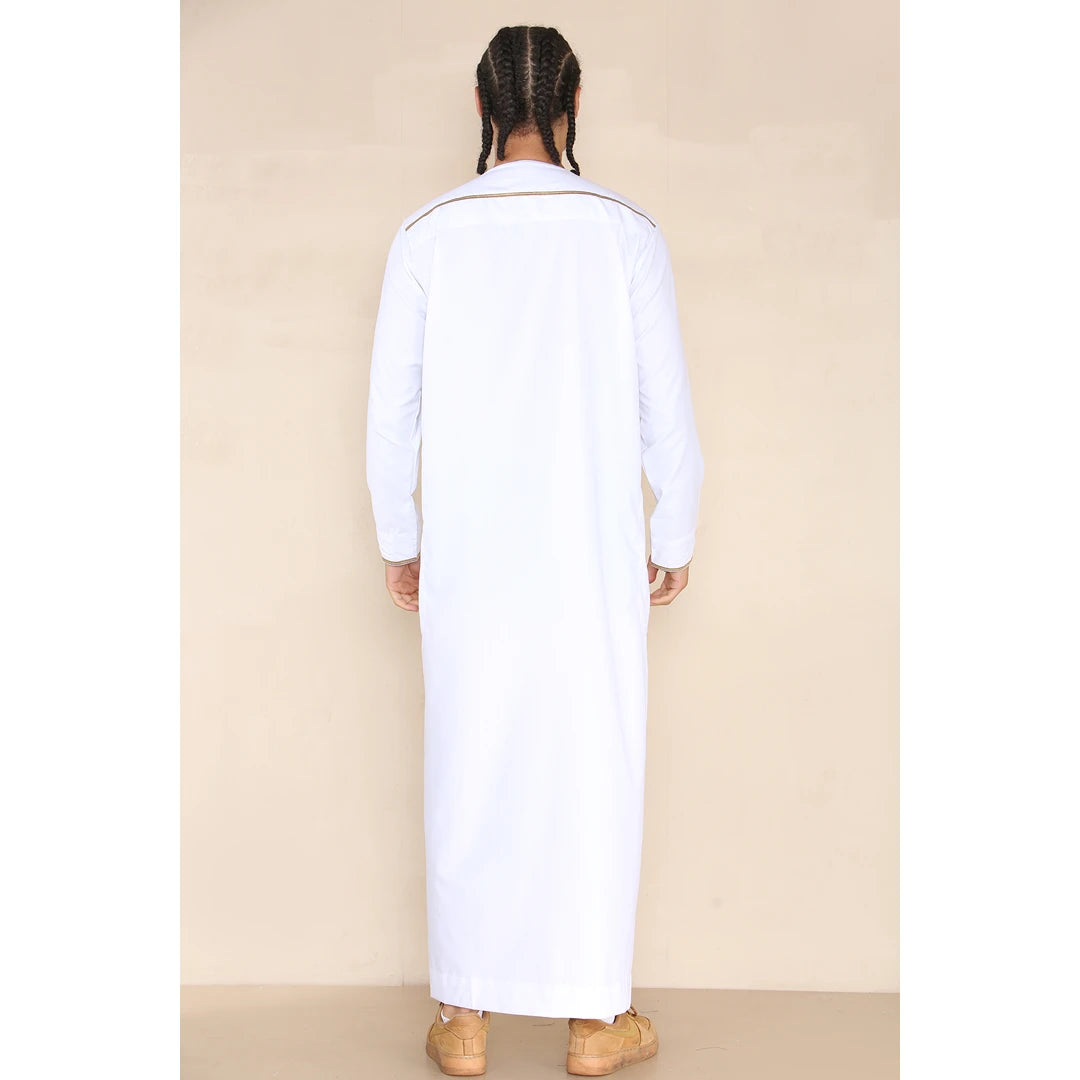 110_thobe_White_L - 56, 110_thobe_White_M - 54, 110_thobe_White_S - 52, 110_thobe_White_XL - 58, 110_thobe_White_XXL - 60