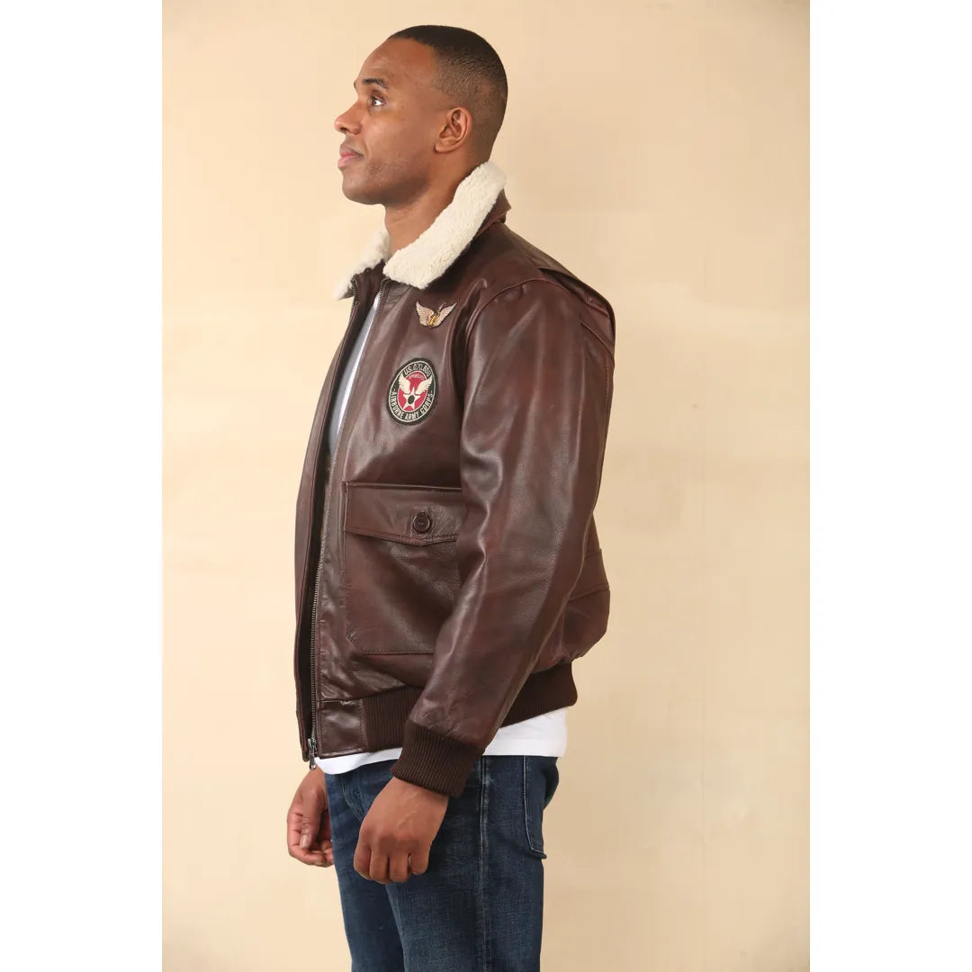 AERO-JET_jacket_Brown_3XL, AERO-JET_jacket_Brown_4XL, AERO-JET_jacket_Brown_5XL, AERO-JET_jacket_Brown_L, AERO-JET_jacket_Brown_M, AERO-JET_jacket_Brown_S, AERO-JET_jacket_Brown_XL, AERO-JET_jacket_Brown_XS, AERO-JET_jacket_Brown_XXL