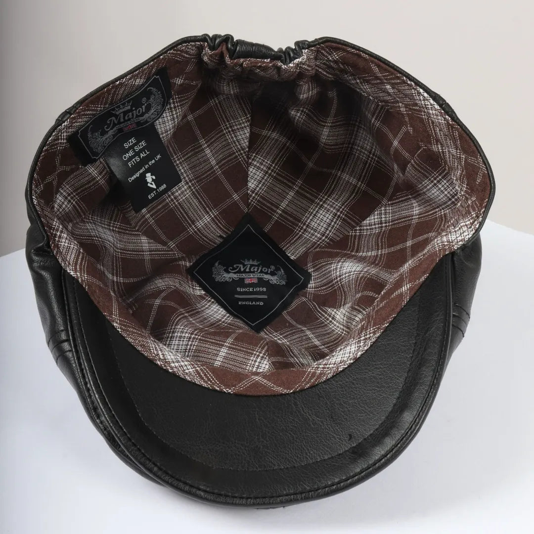 pu-leather-flat_hat_Black_One Size