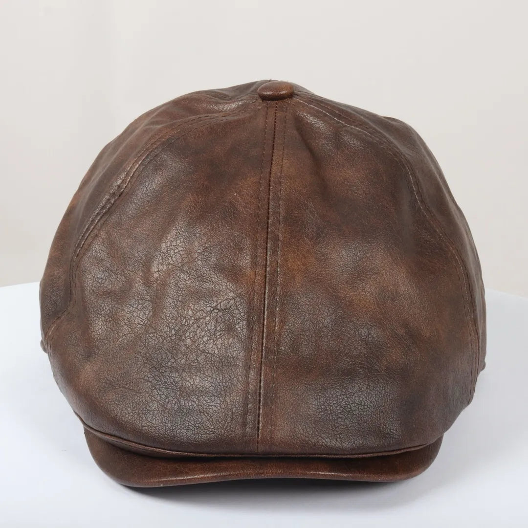 pu-leather-flat_hat_Brown_One Size