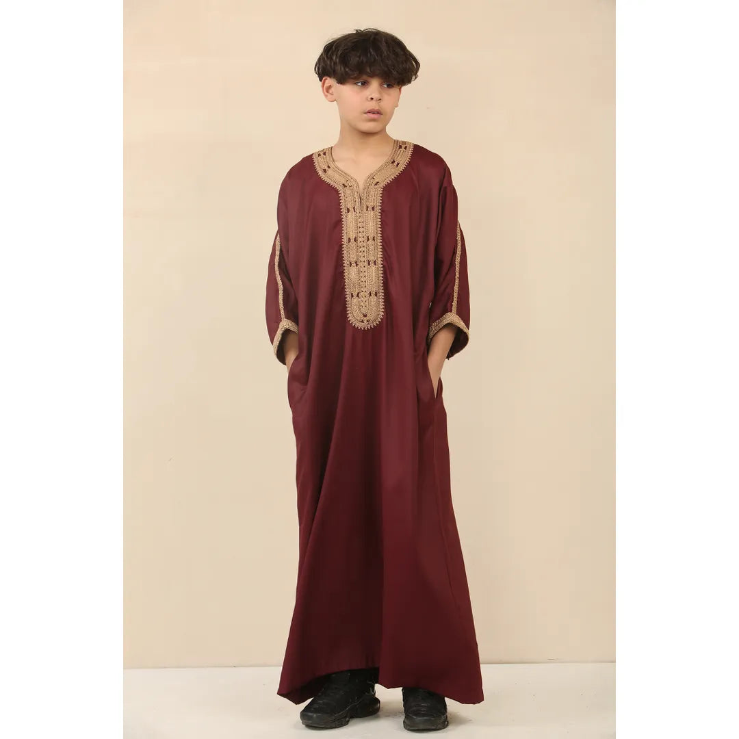 HM63-kids_thobe_Maroon-Gold_32, HM63-kids_thobe_Maroon-Gold_34, HM63-kids_thobe_Maroon-Gold_36, HM63-kids_thobe_Maroon-Gold_38, HM63-kids_thobe_Maroon-Gold_40, HM63-kids_thobe_Maroon-Gold_42, HM63-kids_thobe_Maroon-Gold_44, HM63-kids_thobe_Maroon-Gold_46, HM63-kids_thobe_Maroon-Gold_48, HM63-kids_thobe_Maroon-Gold_50