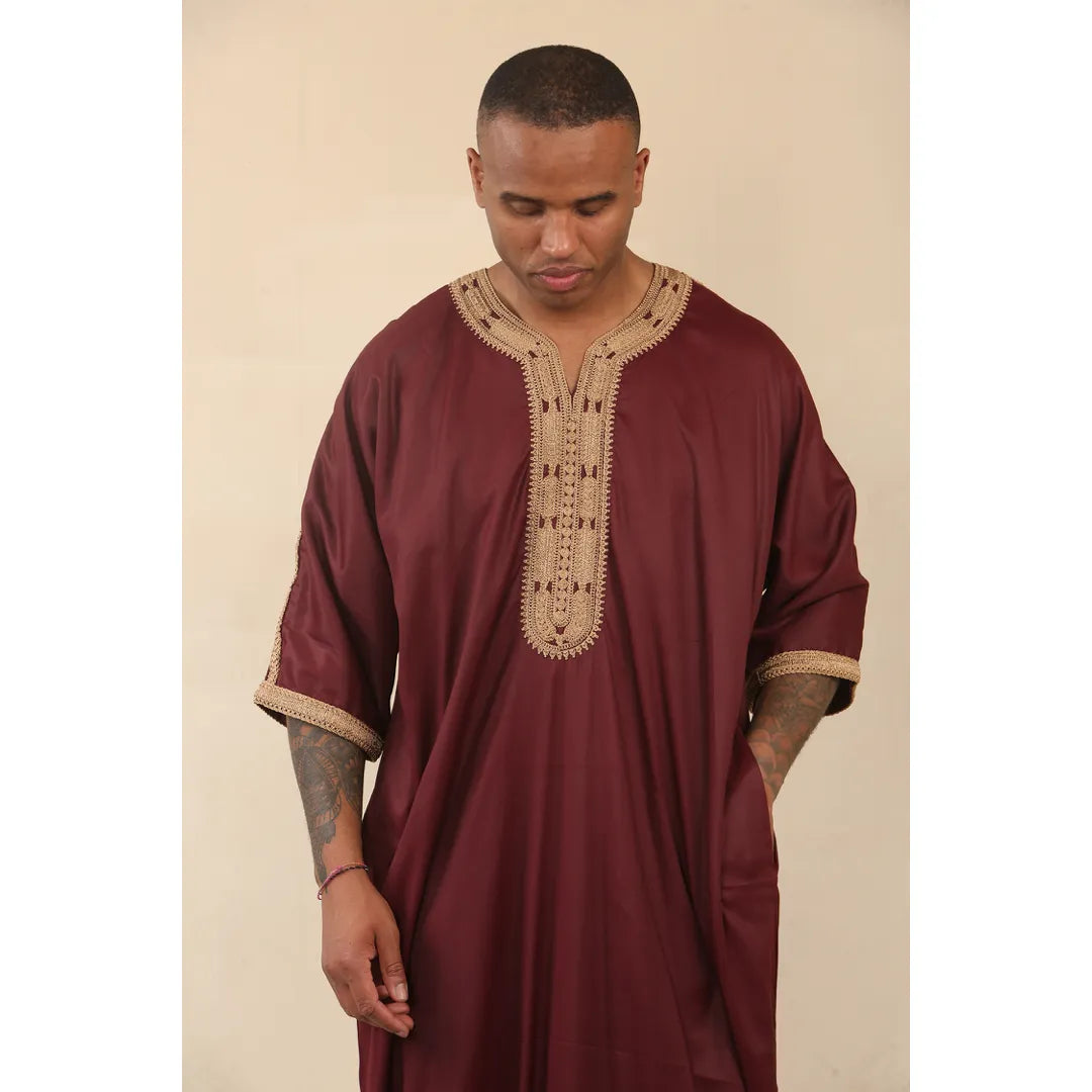 HM63_thobe_Maroon-Gold_52, HM63_thobe_Maroon-Gold_54, HM63_thobe_Maroon-Gold_56, HM63_thobe_Maroon-Gold_58, HM63_thobe_Maroon-Gold_60, HM63_thobe_Maroon-Gold_62