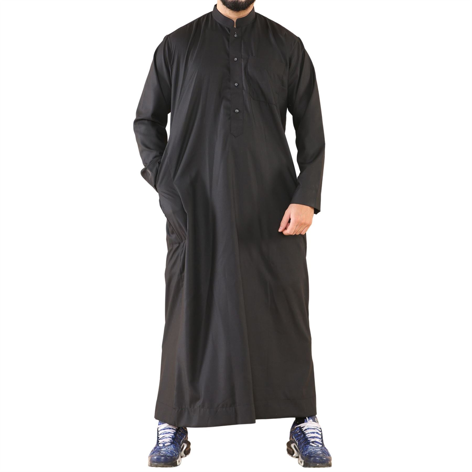104_thobe_Black_L - 56, 104_thobe_Black_M - 54, 104_thobe_Black_S - 52, 104_thobe_Black_XL - 58, 104_thobe_Black_XXL - 60