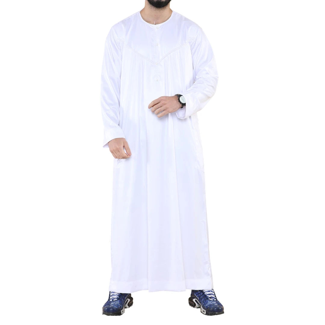 102_thobe_White_L - 56, 102_thobe_White_M - 54, 102_thobe_White_S - 52, 102_thobe_White_XL - 58, 102_thobe_White_XXL - 60