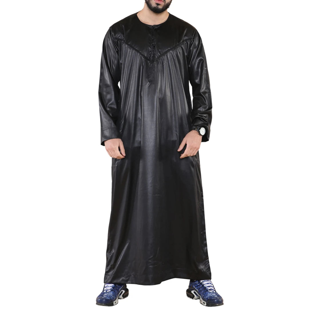 102_thobe_Black_L - 56, 102_thobe_Black_M - 54, 102_thobe_Black_S - 52, 102_thobe_Black_XL - 58, 102_thobe_Black_XXL - 60