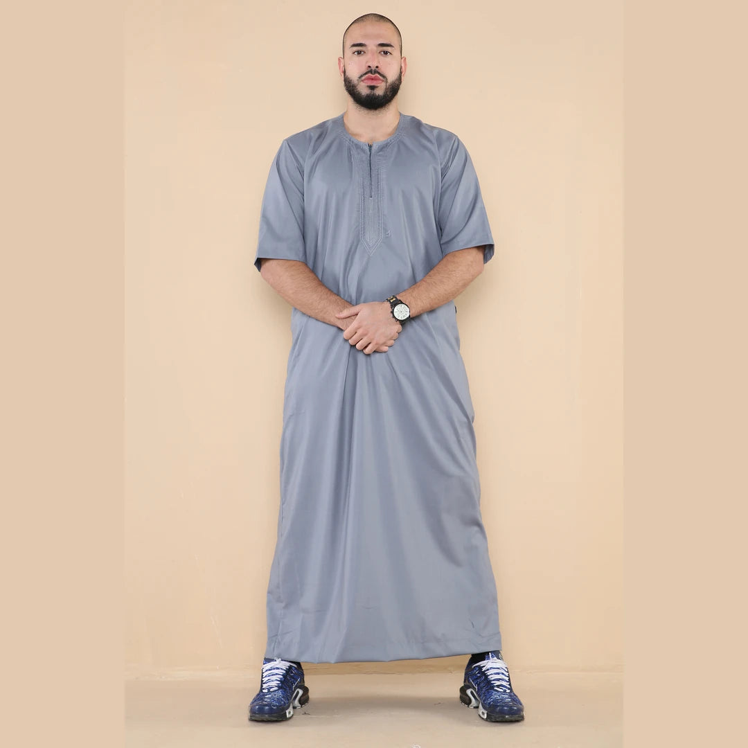 107_thobe_Grey_L - 56, 107_thobe_Grey_M - 54, 107_thobe_Grey_S - 52, 107_thobe_Grey_XL - 58, 107_thobe_Grey_XXL - 60