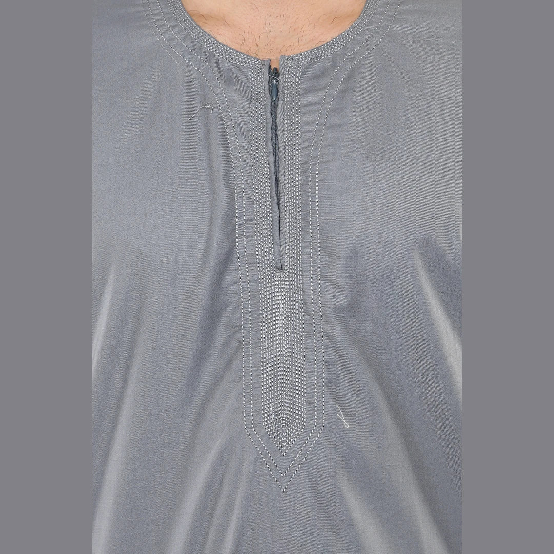 107_thobe_Grey_L - 56, 107_thobe_Grey_M - 54, 107_thobe_Grey_S - 52, 107_thobe_Grey_XL - 58, 107_thobe_Grey_XXL - 60
