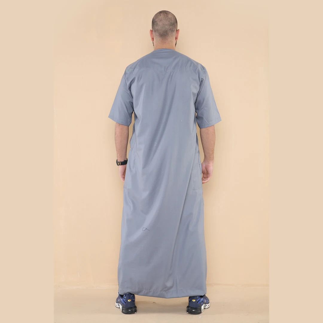 107_thobe_Grey_L - 56, 107_thobe_Grey_M - 54, 107_thobe_Grey_S - 52, 107_thobe_Grey_XL - 58, 107_thobe_Grey_XXL - 60