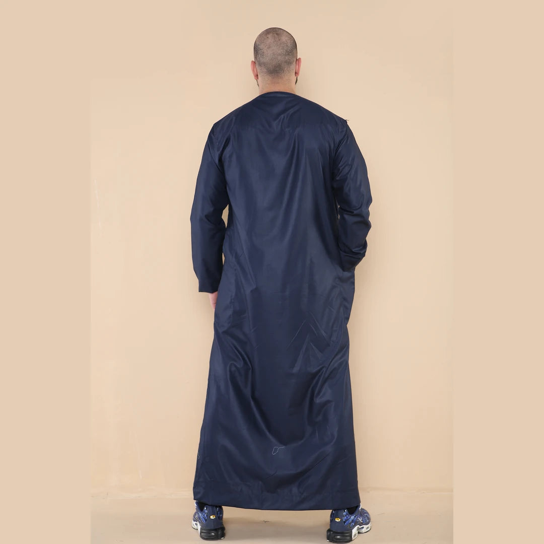 106_thobe_Navy_L - 56, 106_thobe_Navy_M - 54, 106_thobe_Navy_S - 52, 106_thobe_Navy_XL - 58, 106_thobe_Navy_XXL - 60