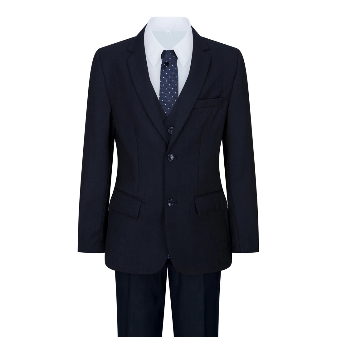 Boys navy hot sale blue waistcoat