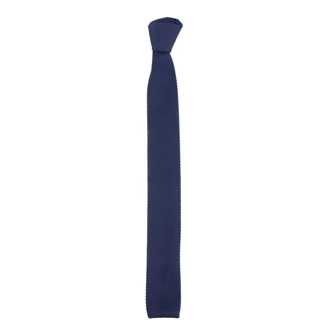 knitted_tie_Navy_one-size