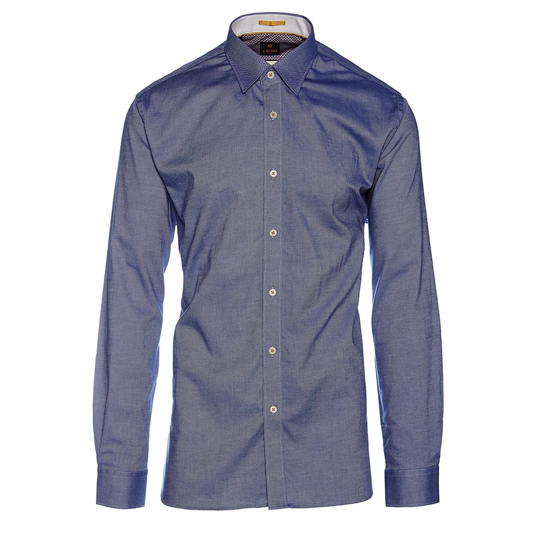 cv-65_shirt_navy_3XL - 17.5" Collar, cv-65_shirt_navy_L - 16" Collar, cv-65_shirt_navy_M - 15.5" Collar, cv-65_shirt_navy_S - 15" Collar, cv-65_shirt_navy_XL - 16.5" Collar, cv-65_shirt_navy_XS - 14.5" Collar, cv-65_shirt_navy_XXL - 17" Collar