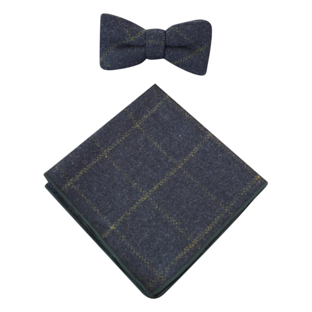cavani-tweed_bow_navy-check_one-size