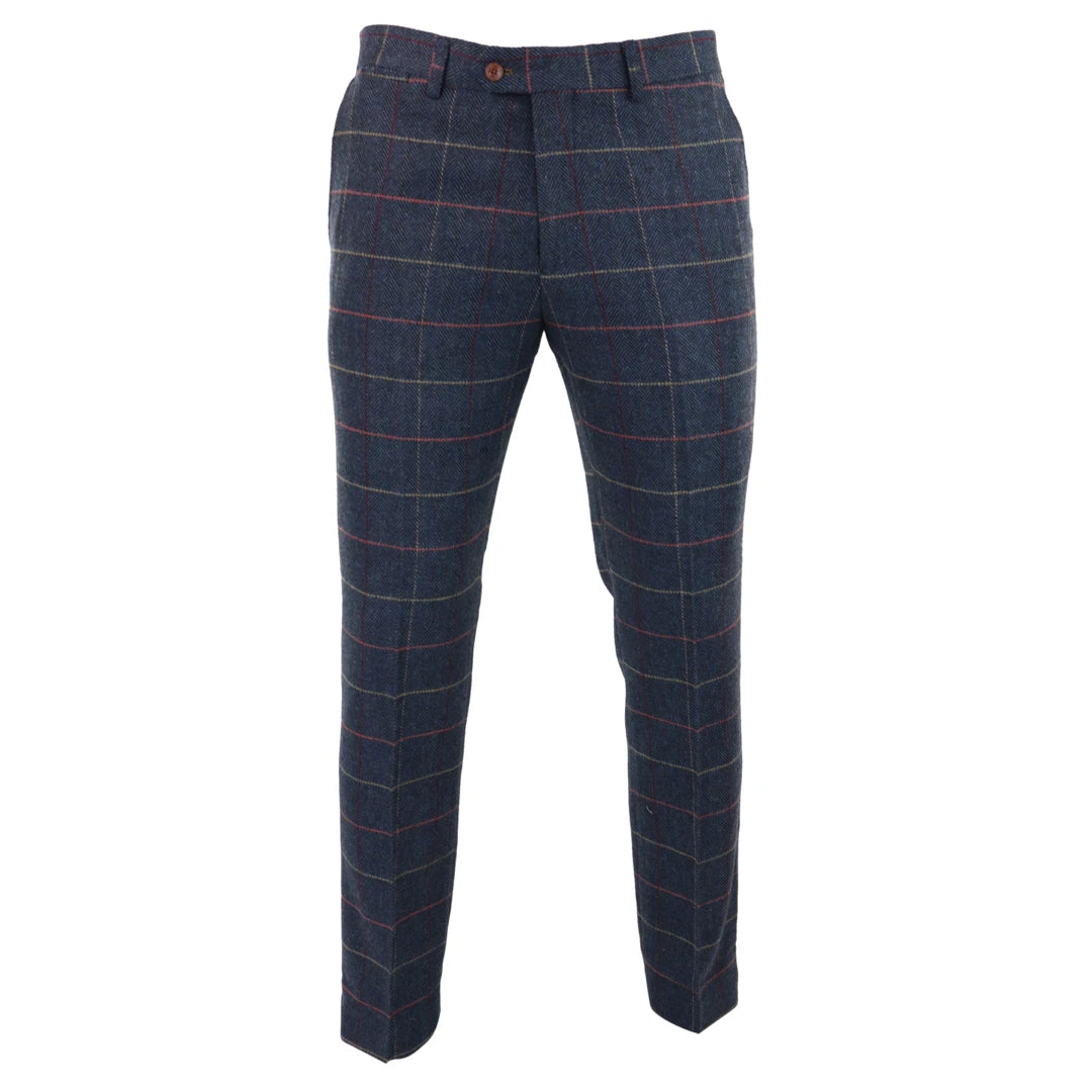 Mens plaid sales tweed pants