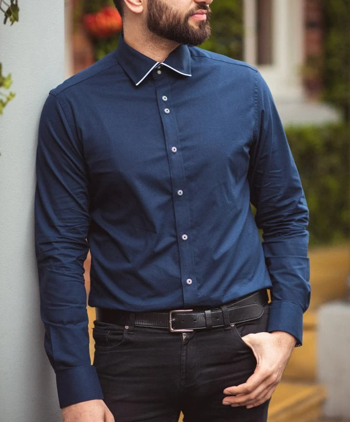 Perry_shirt_Navy_L, Perry_shirt_Navy_M, Perry_shirt_Navy_S, Perry_shirt_Navy_XL