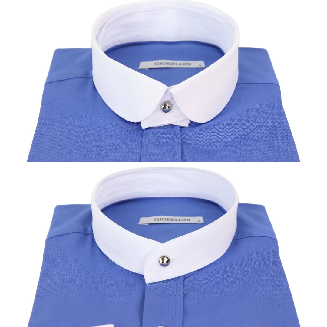 pb-hbone_shirt_blue_3XL (50"-52" Chest), pb-hbone_shirt_blue_L (44"-46" Chest), pb-hbone_shirt_blue_M (40"-42" Chest), pb-hbone_shirt_blue_S (36"-38" Chest), pb-hbone_shirt_blue_XL (46"-48" Chest), pb-hbone_shirt_blue_XXL (48"-50" Chest)