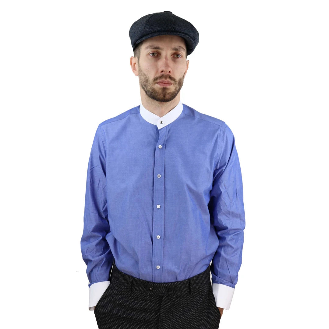 pb-polka_shirt_blue_3XL (50"-52" Chest), pb-polka_shirt_blue_L (44"-46" Chest), pb-polka_shirt_blue_M (40"-42" Chest), pb-polka_shirt_blue_S (36"-38" Chest), pb-polka_shirt_blue_XL (46"-48" Chest), pb-polka_shirt_blue_XXL (48"-50" Chest)