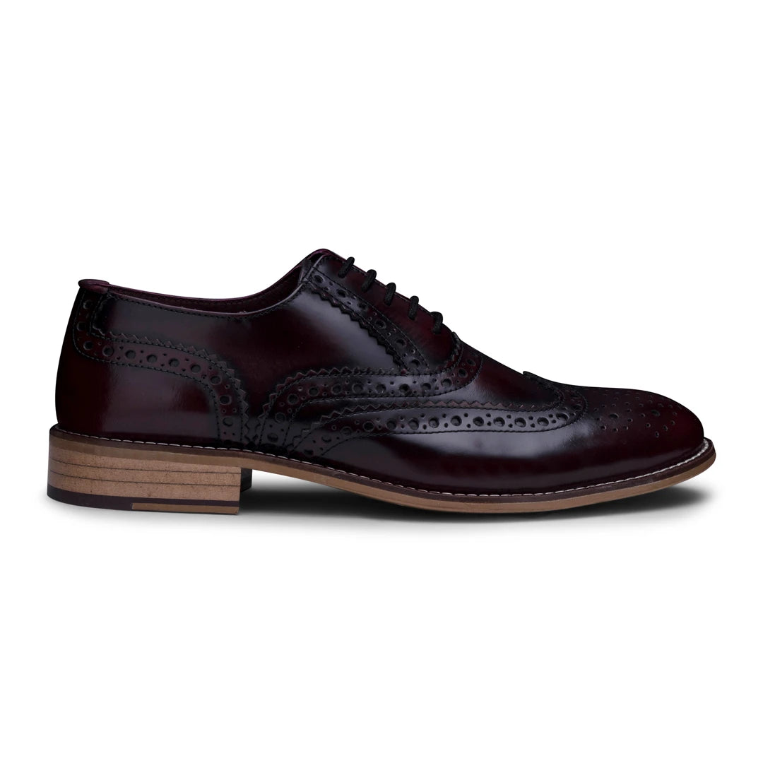 Men's 2025 tweed brogues
