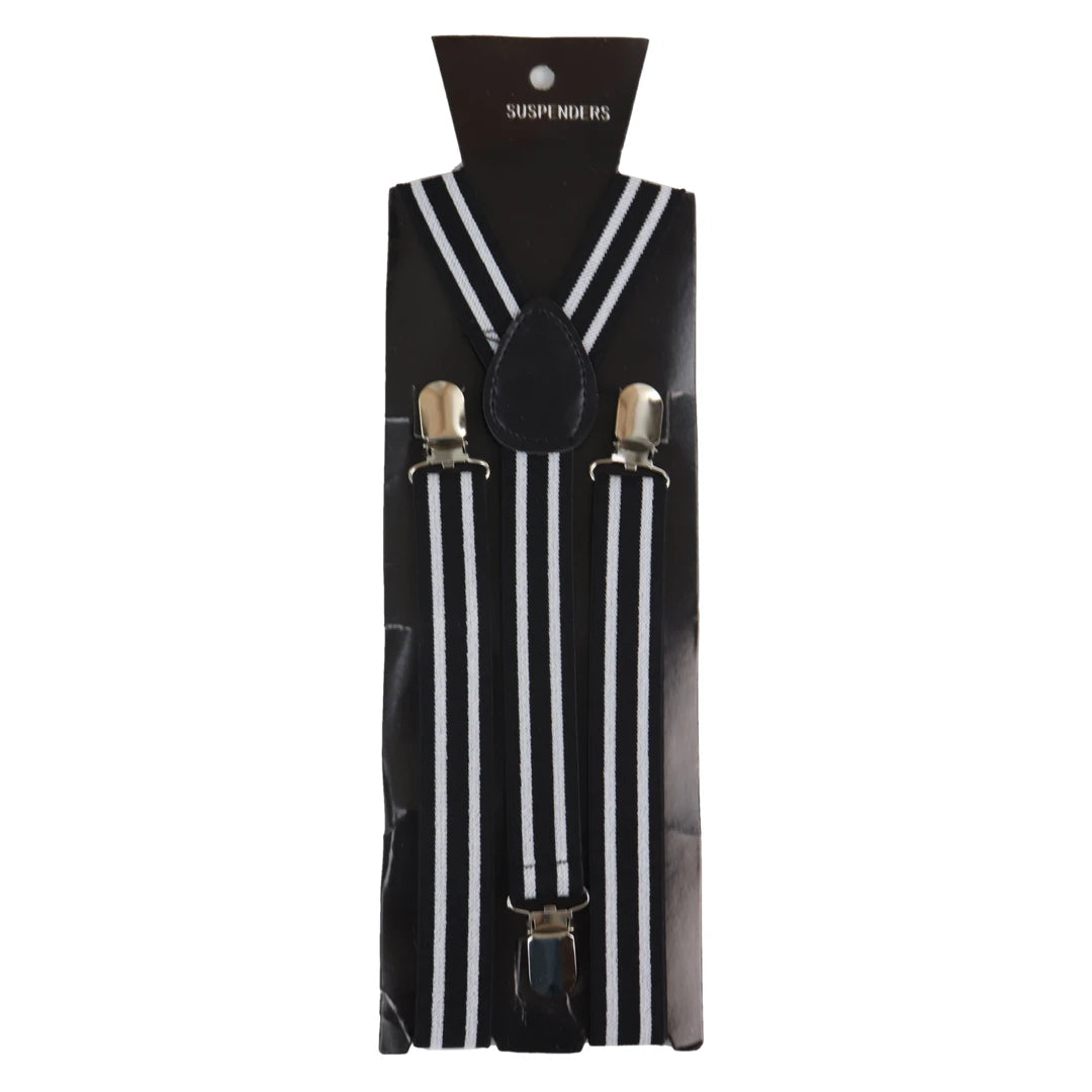 Mens Stripe Classic Trouser Suspenders-TruClothing