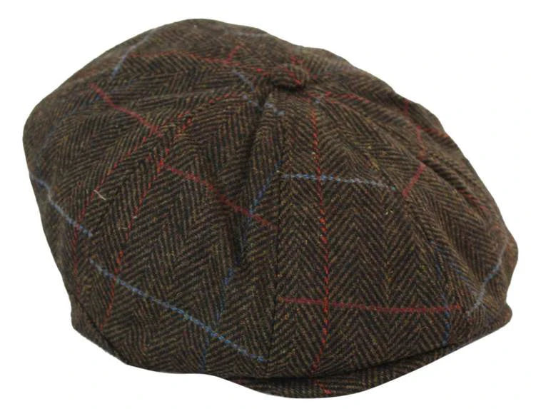 ht5742_hat_brown-check_one-size
