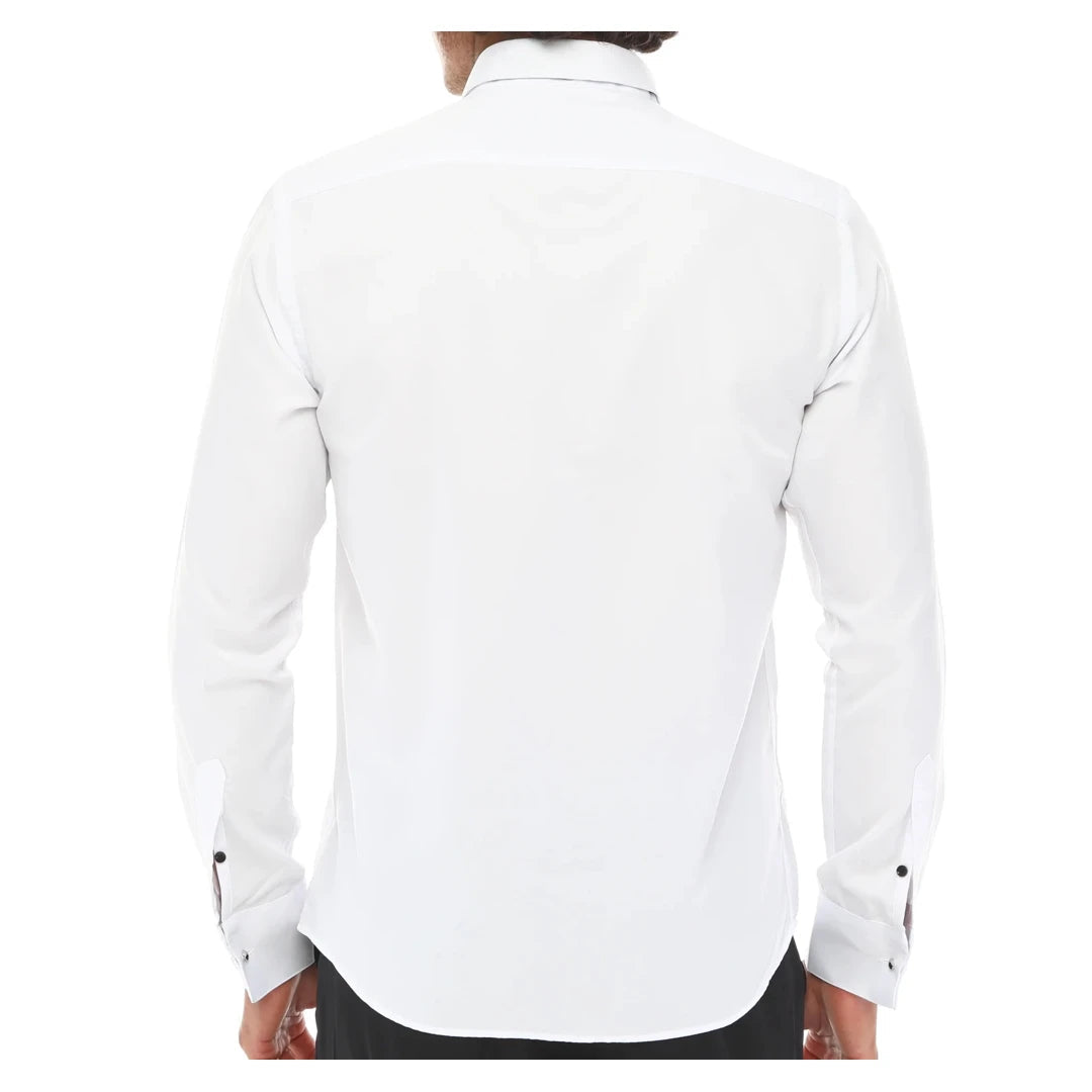 Ecca-wing-stripe_shirt_White_L, Ecca-wing-stripe_shirt_White_M, Ecca-wing-stripe_shirt_White_S, Ecca-wing-stripe_shirt_White_XL, Ecca-wing-stripe_shirt_White_XXL