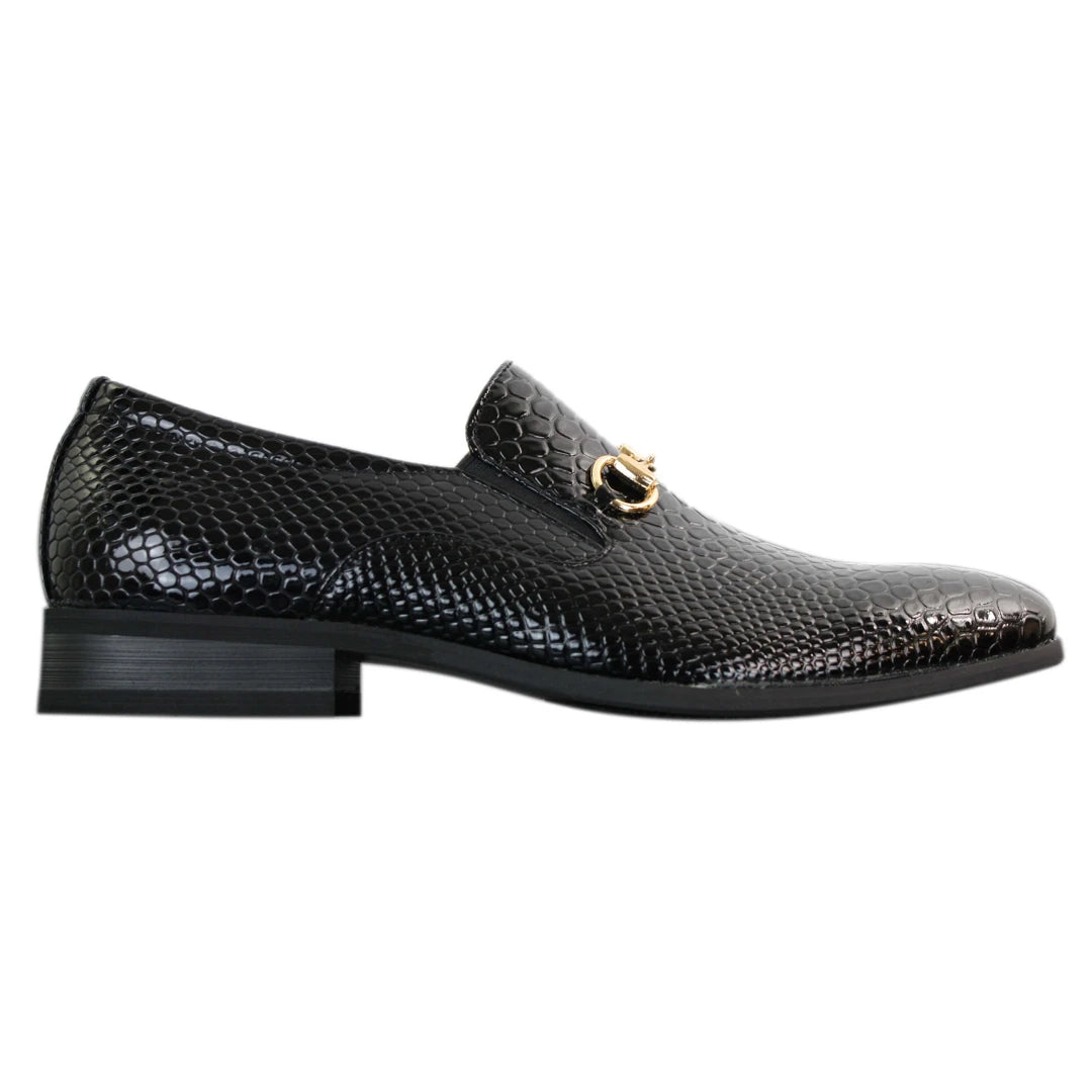 Mens white loafers with 2025 gold buckle