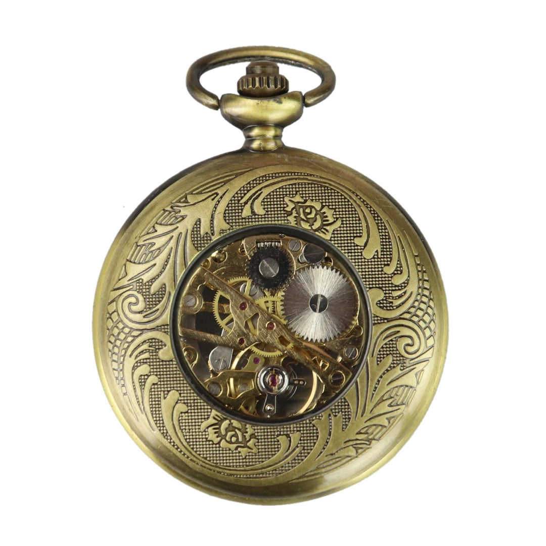 Automatic Mechanical 1920 s Blinders Pocket Watch Gold