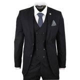 STZ42 - 3-częściowy garnitur męski Gatsby w prążki w stylu gangsterskim z lat 1920 - TruClothing.com - 1