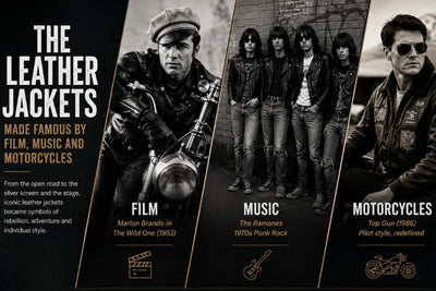 The Leather Jackets Made Famous by Film, Music and Motorcycles