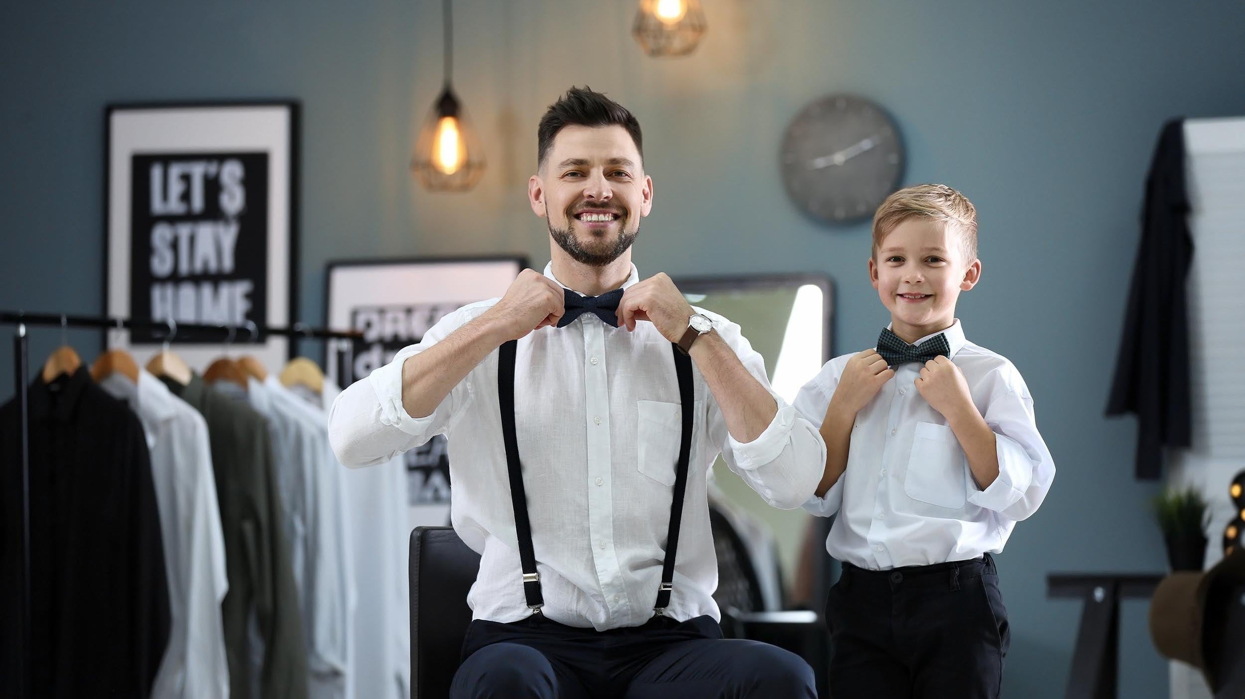 'Me and Mini Me' Matching Mens & Boys Suits-TruClothing