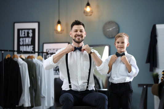 'Me and Mini Me' Matching Mens & Boys Suits-TruClothing