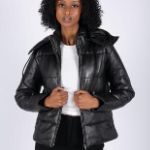 Women's Leather Bomber Jackets