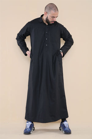 101_thobe_Black_L - 56, 101_thobe_Black_M - 54, 101_thobe_Black_S - 52, 101_thobe_Black_XL - 58, 101_thobe_Black_XXL - 60
