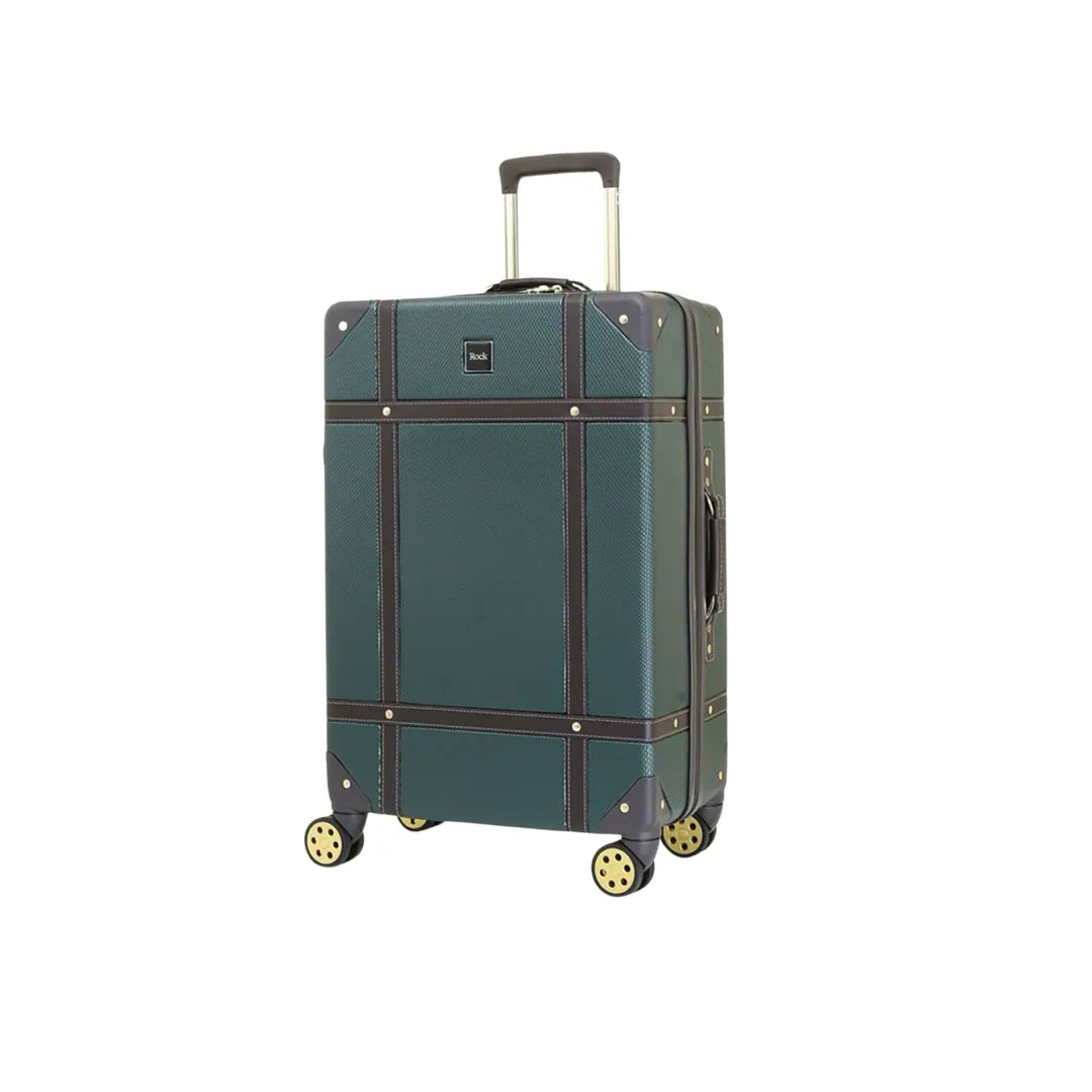 Vintage – Koffer-Hartschalen-Reisetasche mit 4 Spinnerrädern