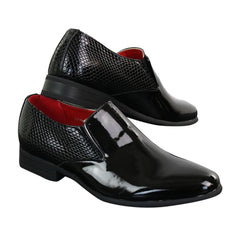 Fiorello 80058-4 Mens Suede Leather Textured Slip On Italian Design Shoes Smart Casual