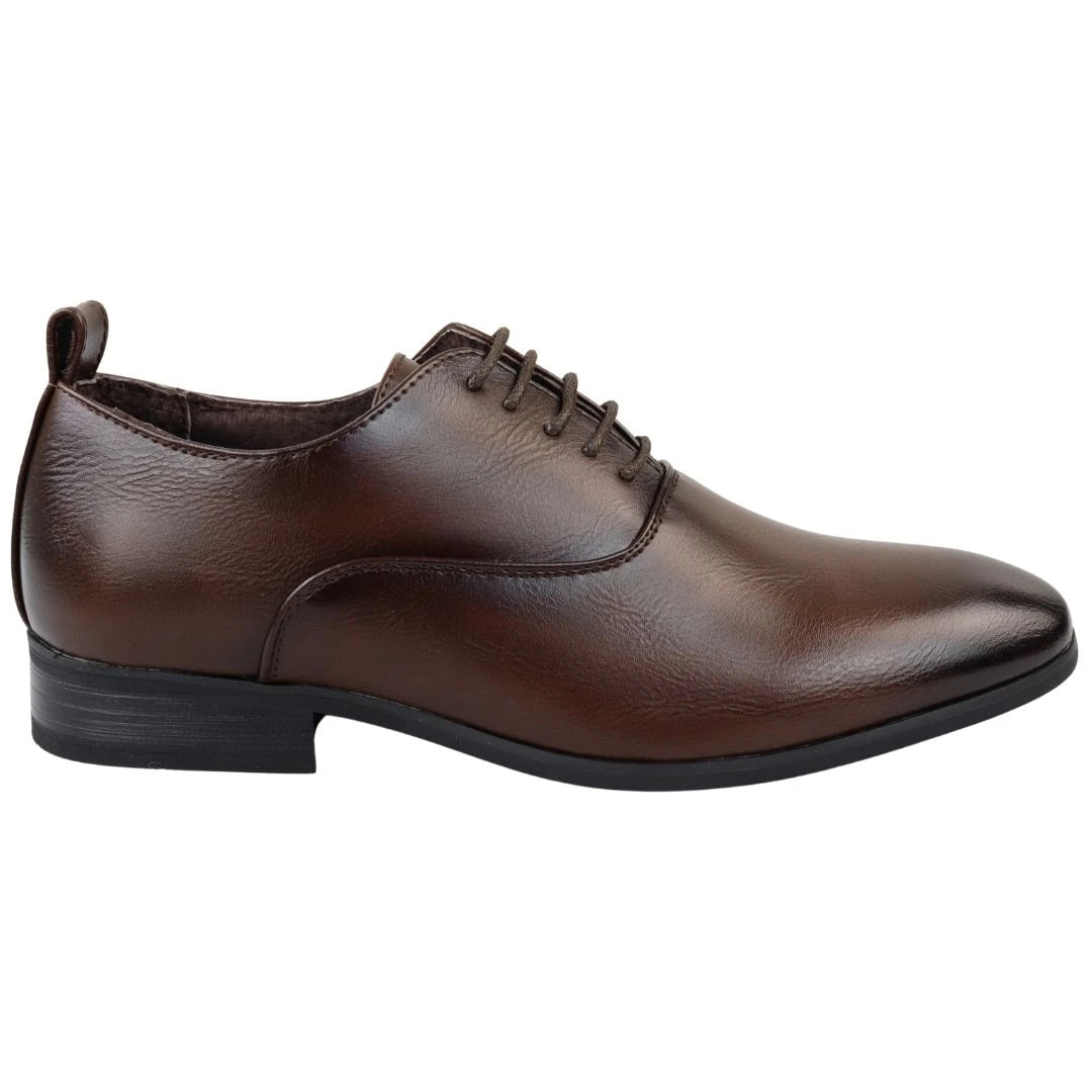 Chaussures Derby pour homme style Oxford Richelieu formel avec lacets