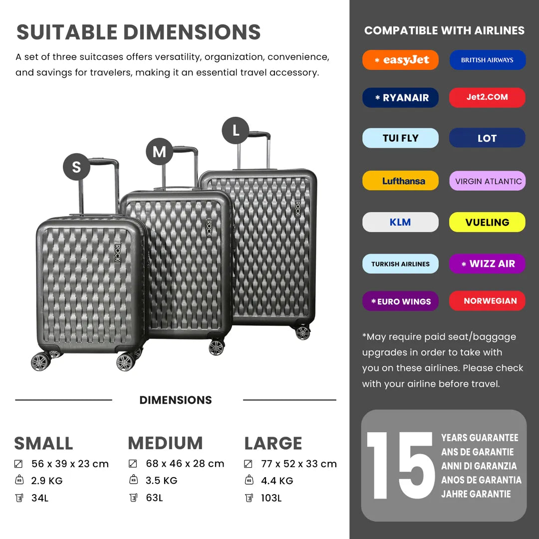 Allure - Suitcase Hard-Shell 4 Spinner Wheels Travel Bag