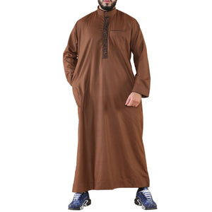 103_thobe_Brown_L - 56, 103_thobe_Brown_M - 54, 103_thobe_Brown_S - 52, 103_thobe_Brown_XL - 58, 103_thobe_Brown_XXL - 60