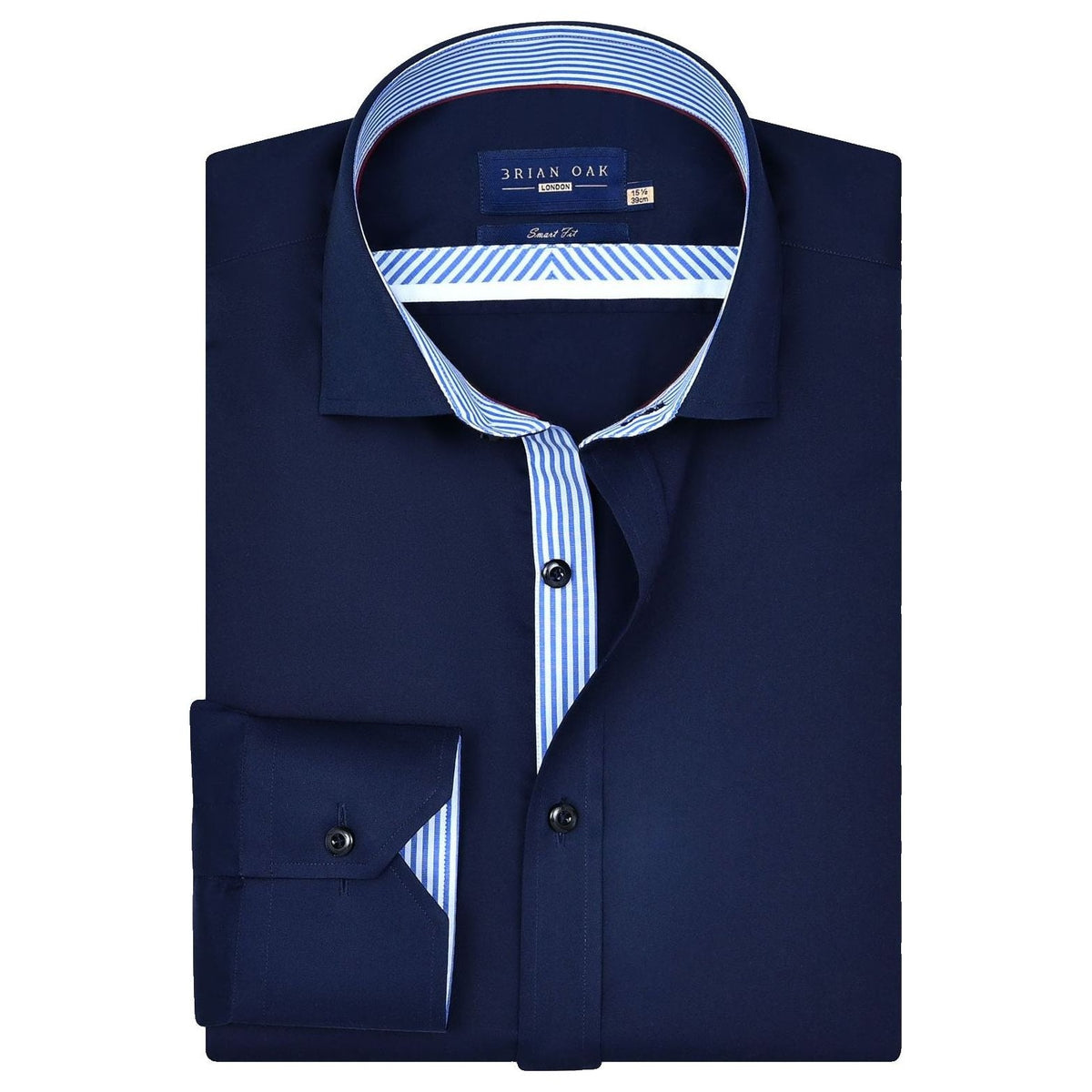 Chemise formelle bleu marine homme - Brian Oak - 1