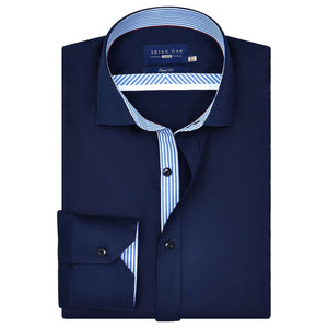 Chemise formelle bleu marine homme - Brian Oak - 1