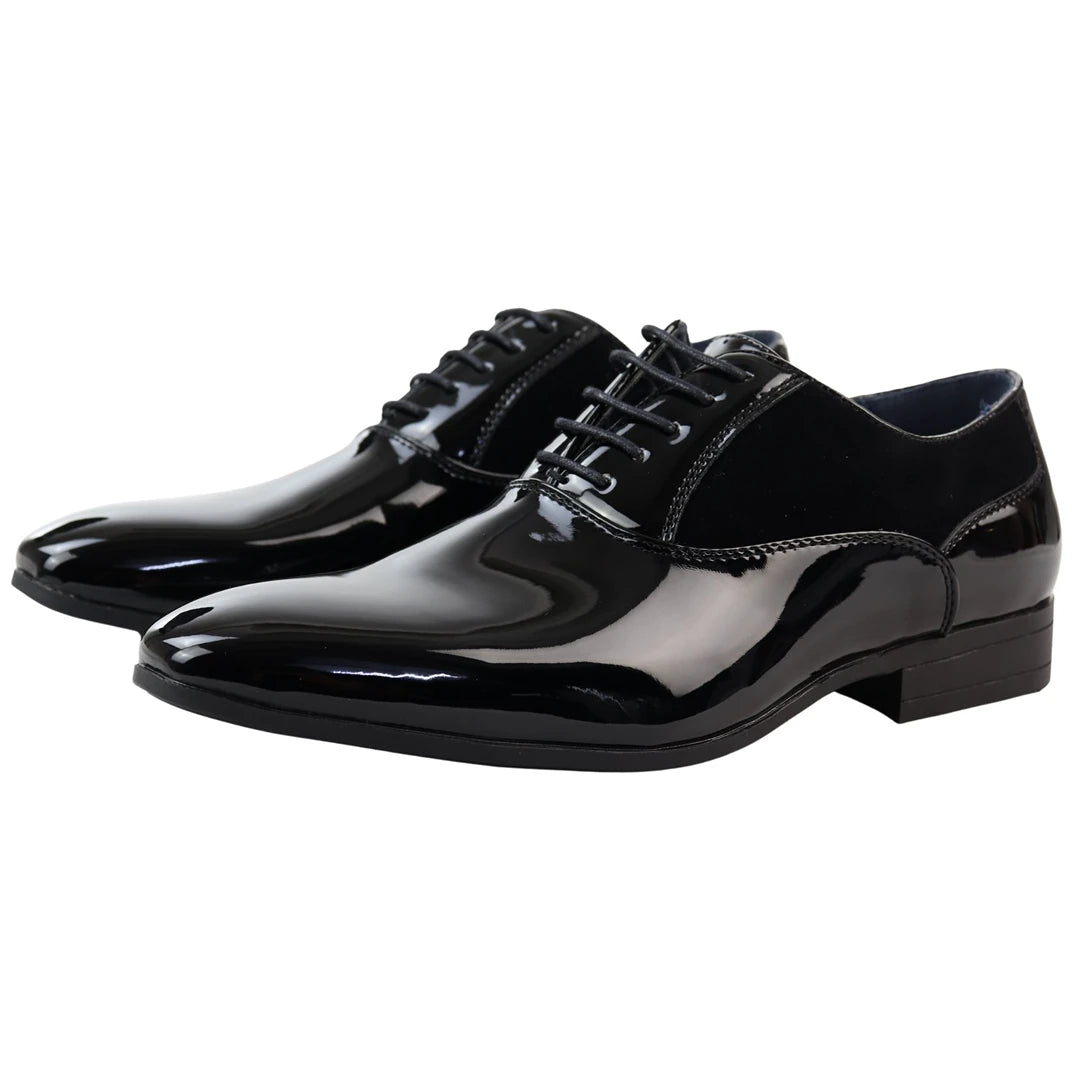 Chaussures richelieu derby oxford pour homme style formel avec lacets