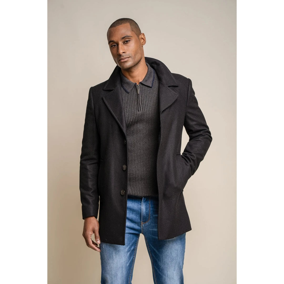 Nelson - Men's Wool Overcoat