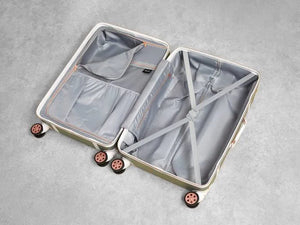 Vintage - Suitcase Hard-Shell 4 Spinner Wheels Travel Bag-TruClothing